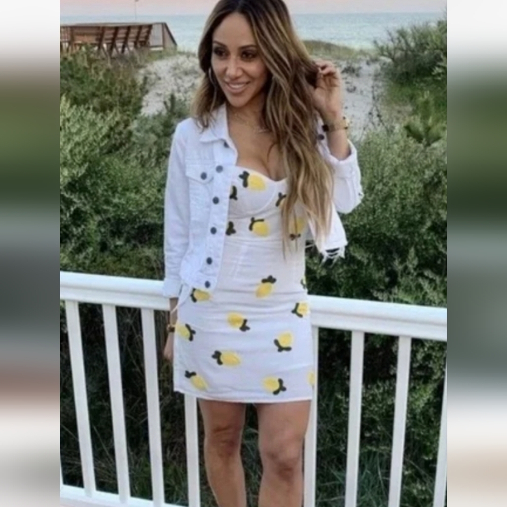 Lemon print dress